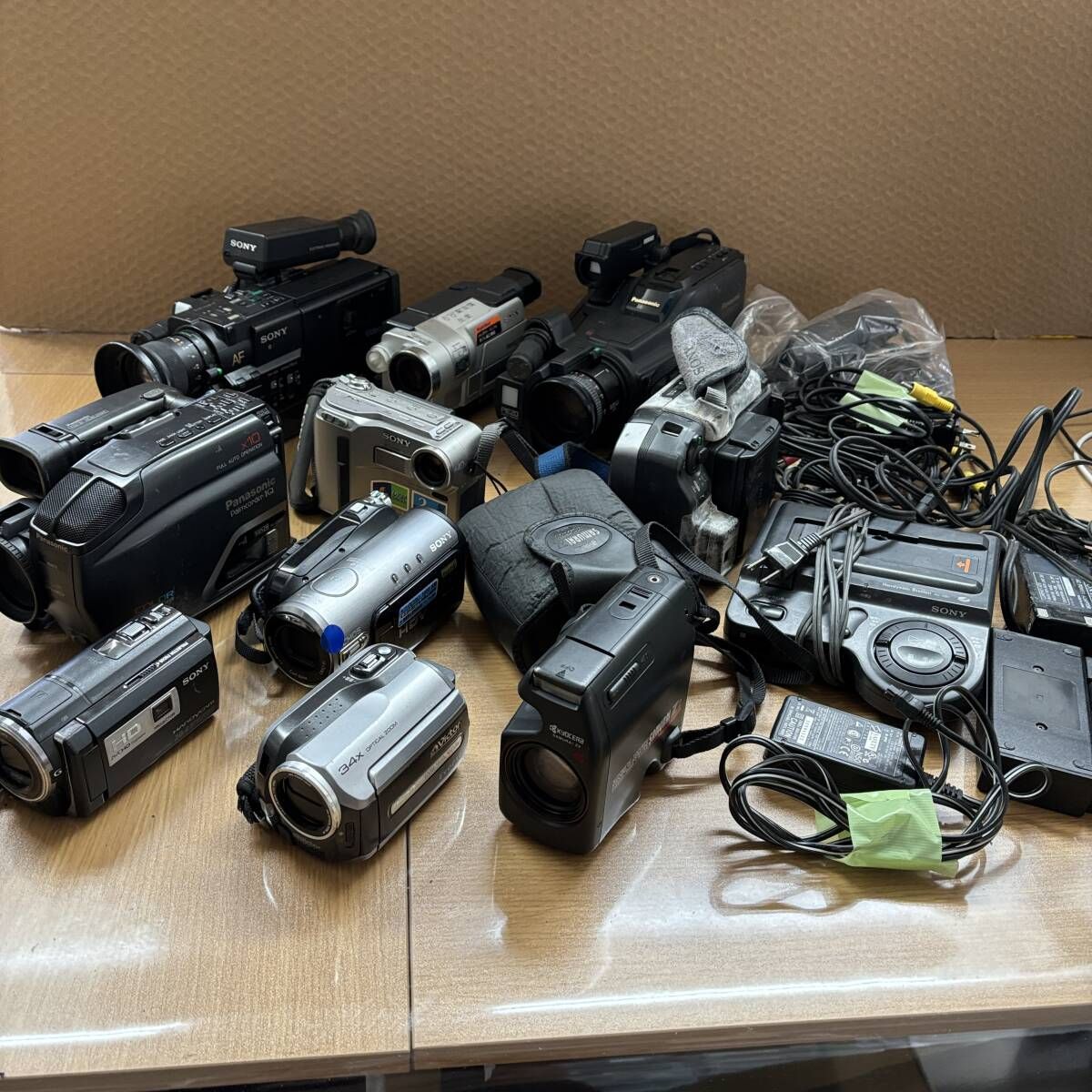 まとめ ビデオカメラ 周辺機器 計10台セット 各種 動作未 P 319 b