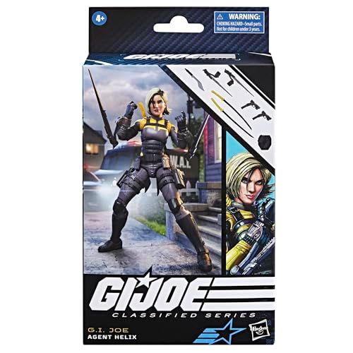 G.I. Joe クラシファイドシリーズ エージェントヘリックス コレクション用アクションフィギュア 104 6インチ 男の子-女の子向けアクションフィギュア アクセサリー 付きpo 1843 f 083