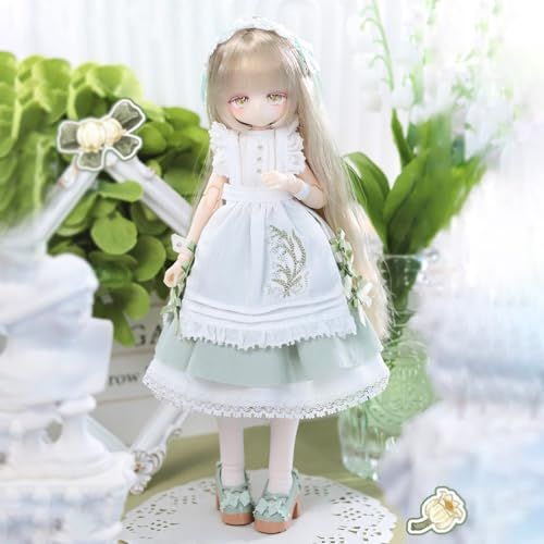 MJDドール 1 8スケール 可動フィギュア アニメ人形 20 cm 15歳以上対象 PVC ABS製 衣装付き コレクタブルフィギュア momotale 鈴蘭絮語po dbf 2 e 5 ac