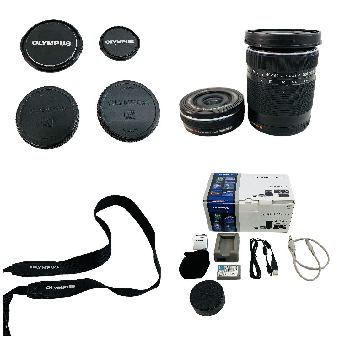 OLYMPUS PEN Lite E-PL 7 ミラーレス一眼 ダブルズームキット