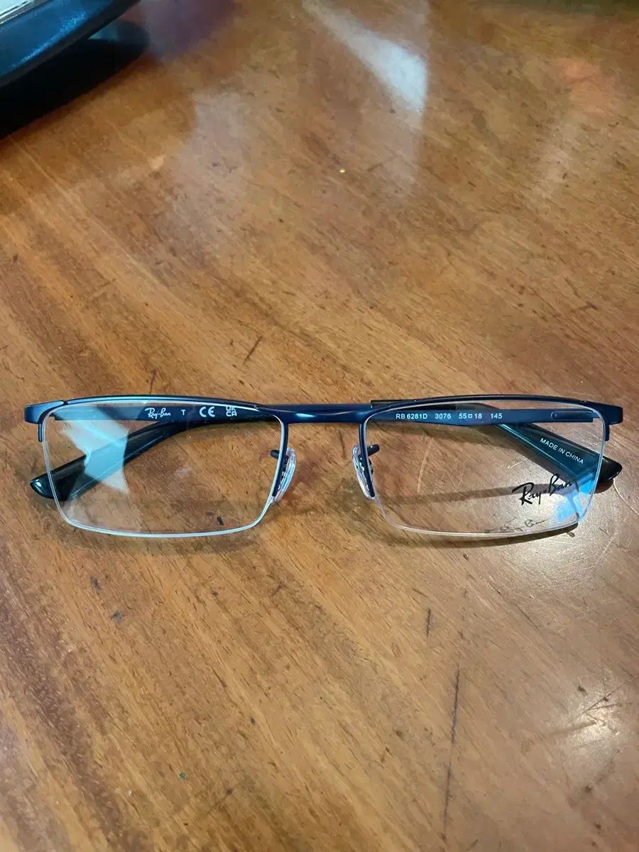 |フルセット レイバン ハーフリム メガネ