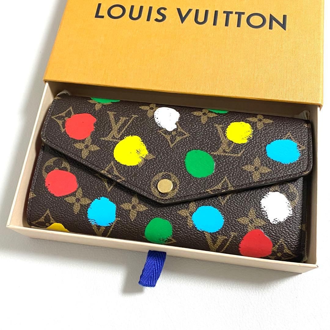 LOUIS VUITTON | LV×YK ポルトフォイユサラ モノグラム 長財布 草間彌生コラボ
