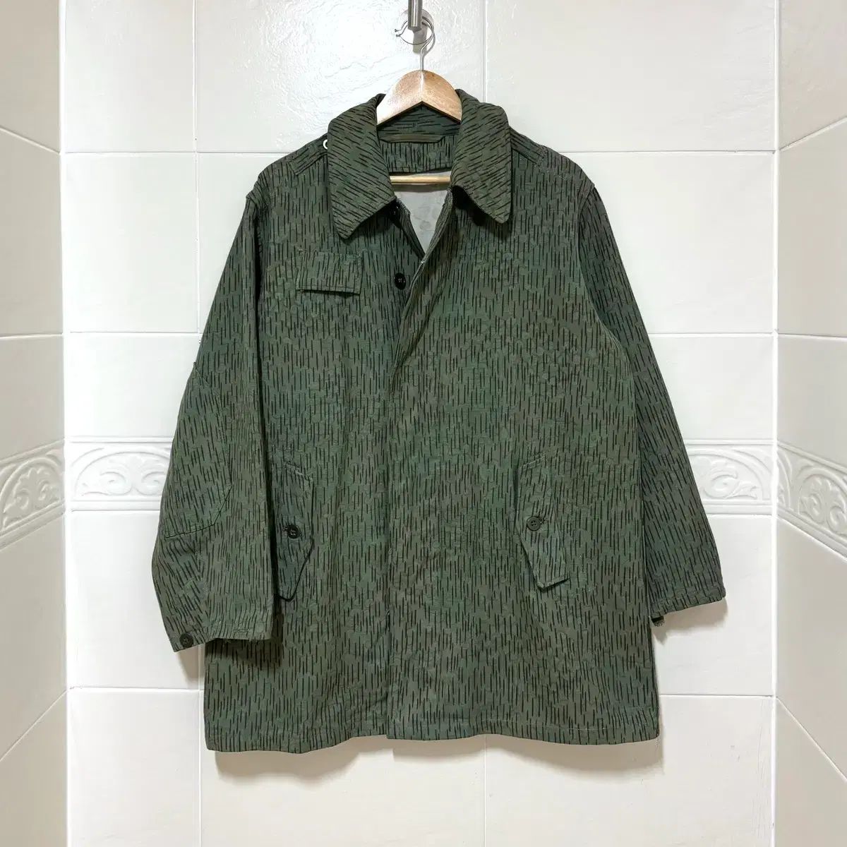 XL 60 s チェコ軍 レインドロップ カモフラージュ M-60 フィールド ジャケット