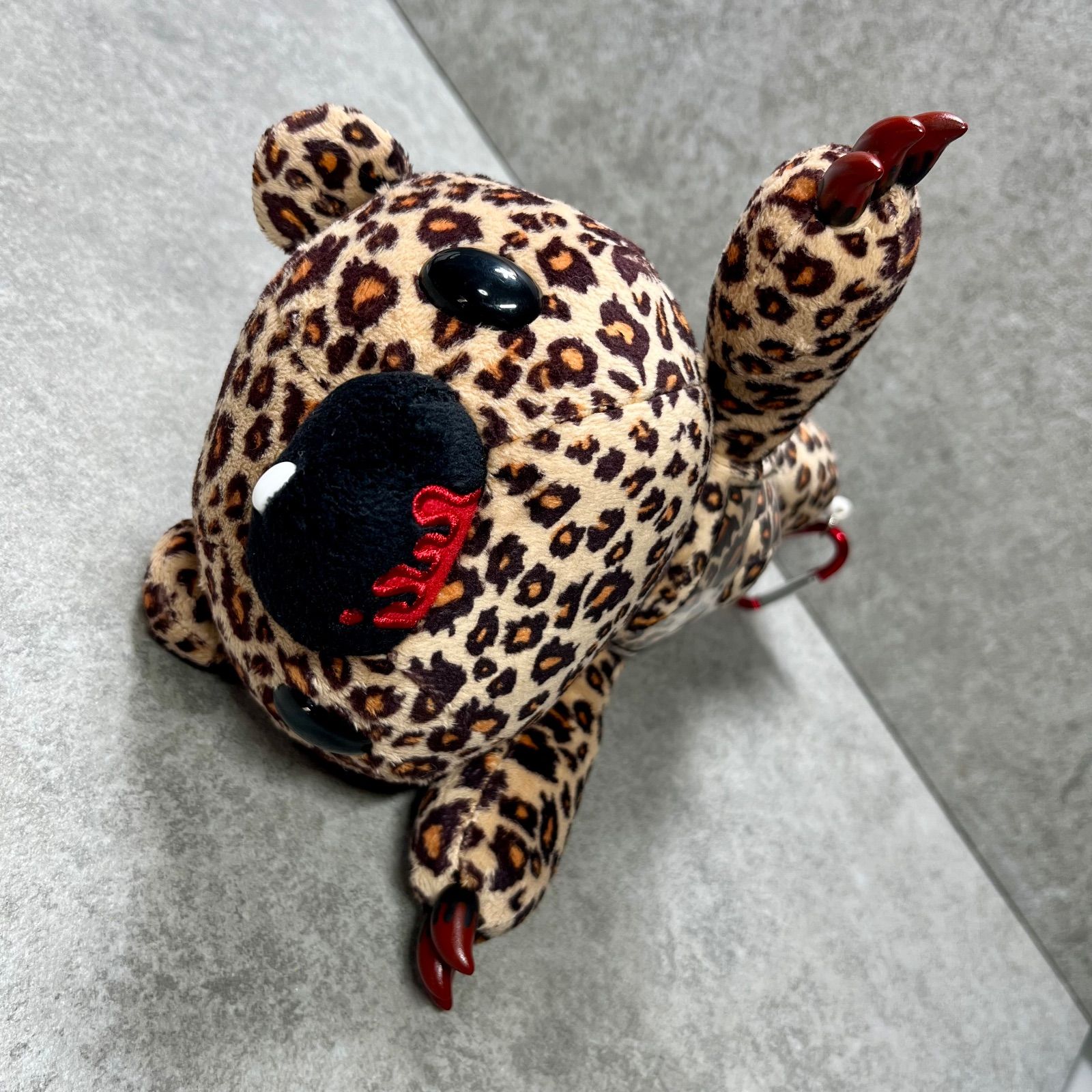 チャックスGP グルーミー ヒョウ柄 レオパード ぬいぐるみ リール付