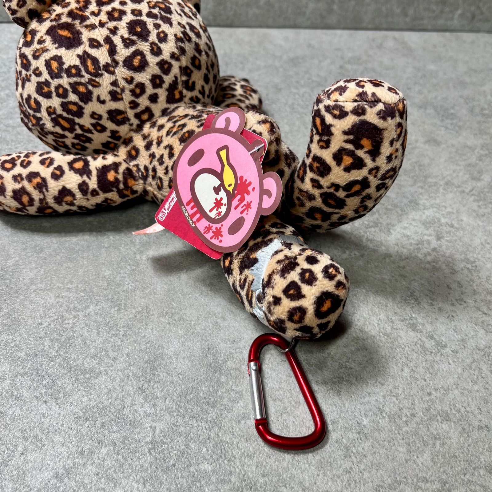 チャックスGP グルーミー ヒョウ柄 レオパード ぬいぐるみ リール付