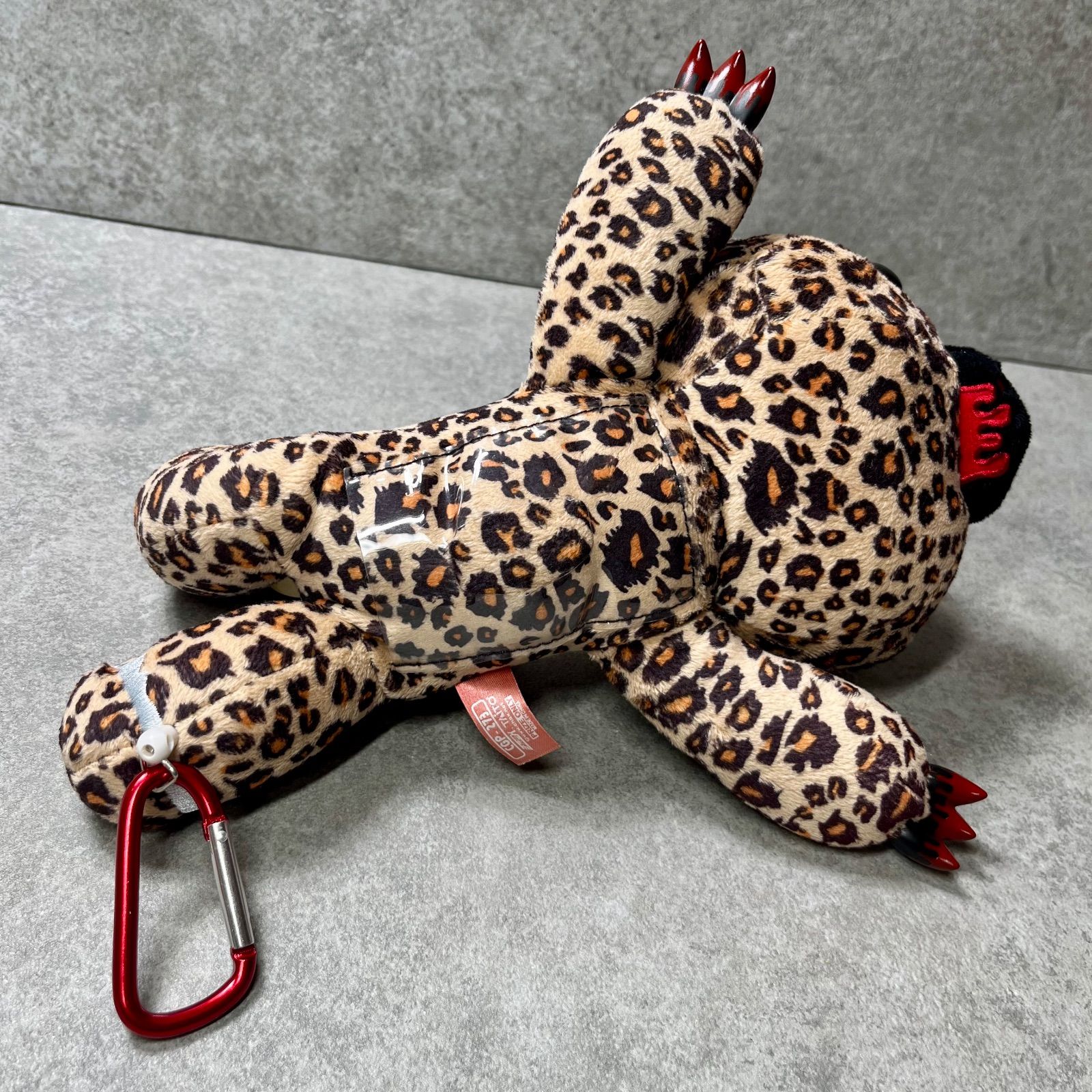 グルーミー　チャックスGP ヒョウ柄ぬいぐるみ チャックスGP グルーミー ヒョウ柄 レオパード ぬいぐるみ リール付