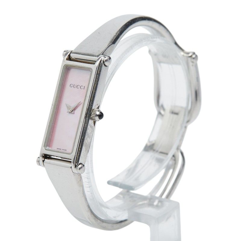 グッチ バングルウォッチ 1500L ステンレススチール レディース GUCCI グッチ 1500L シルバー文字盤 SS ステンレス バングルウォッチ