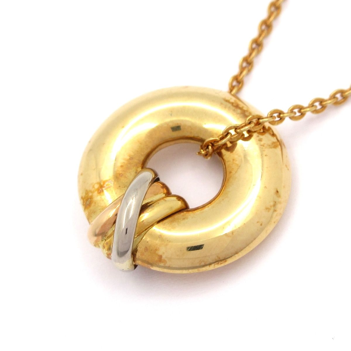 Cartier カルティエ ネックレス スレッド K 18スリーカラー