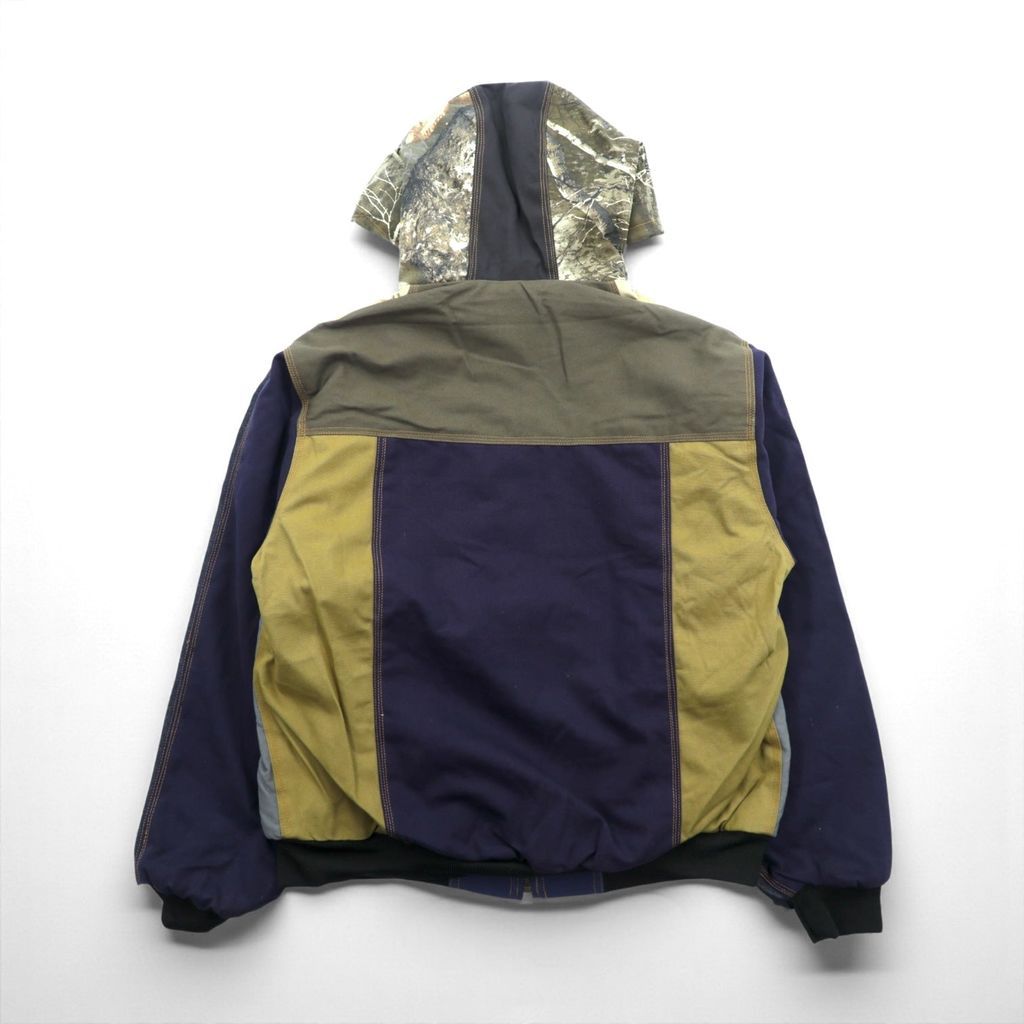 carhartt リメイク 再構築 カラーブロック ダック アクティブジャケット carhartt リメイク 再構築 カラーブロック ダック アクティブ