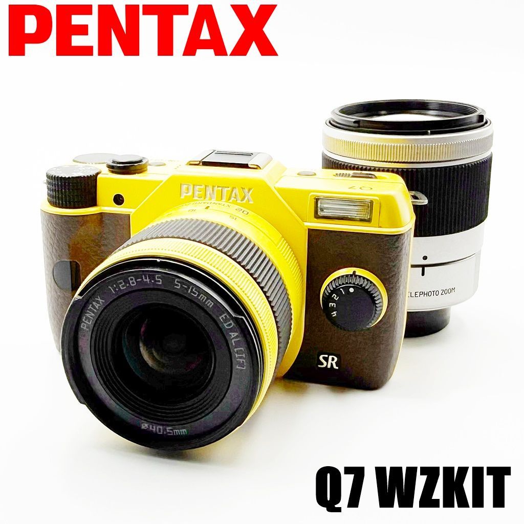 ペンタックス PENTAX Q7 ダブルズームキット イエロー ミラーレス