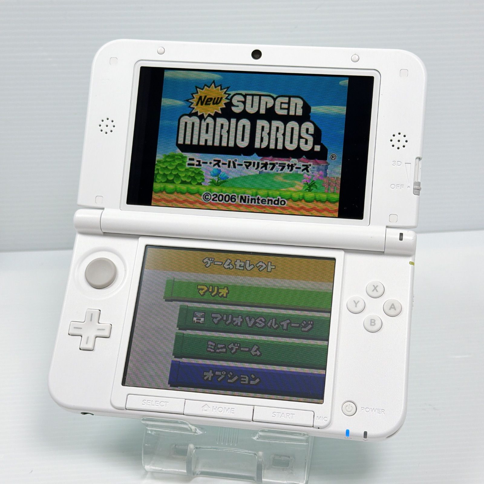 ニンテンドー 3 DSLL ミントホワイト 遊べるセット ds LL 任天堂