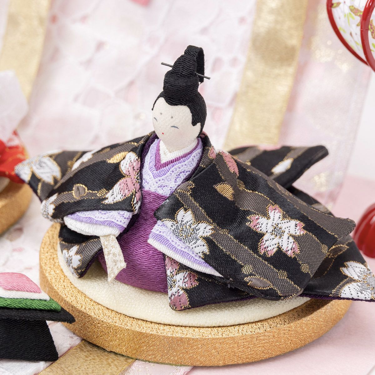 ちりめん 夢桜雛