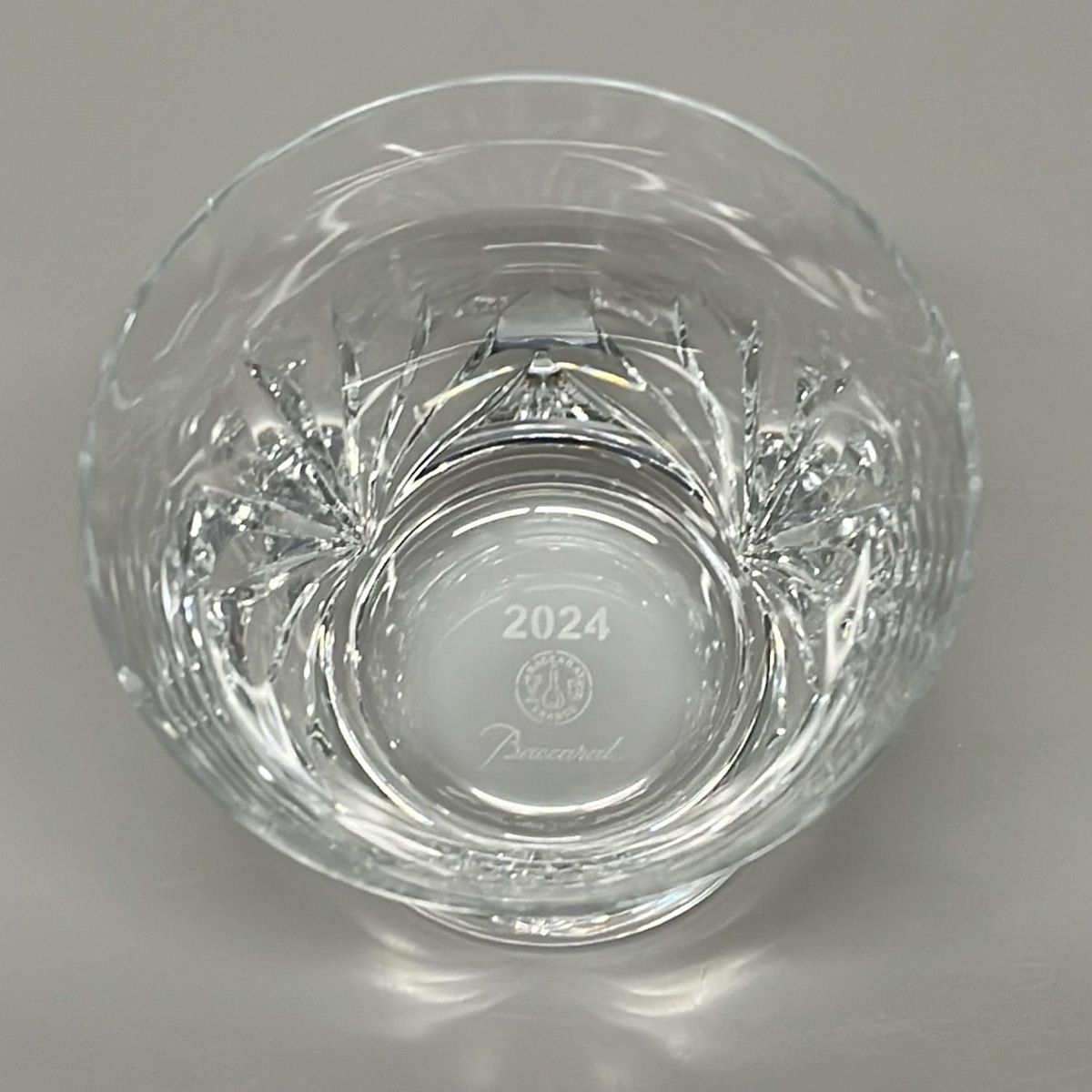 Baccarat バカラ 食器 ルテシア クリア グラス イニシャル刻印 2025刻印