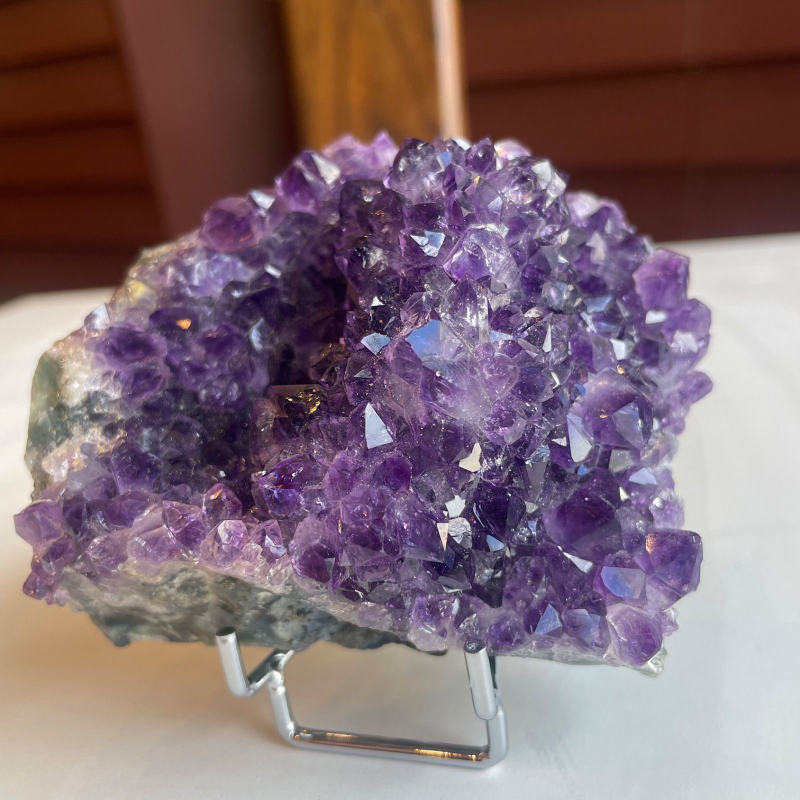 アメシスト原石 台付き