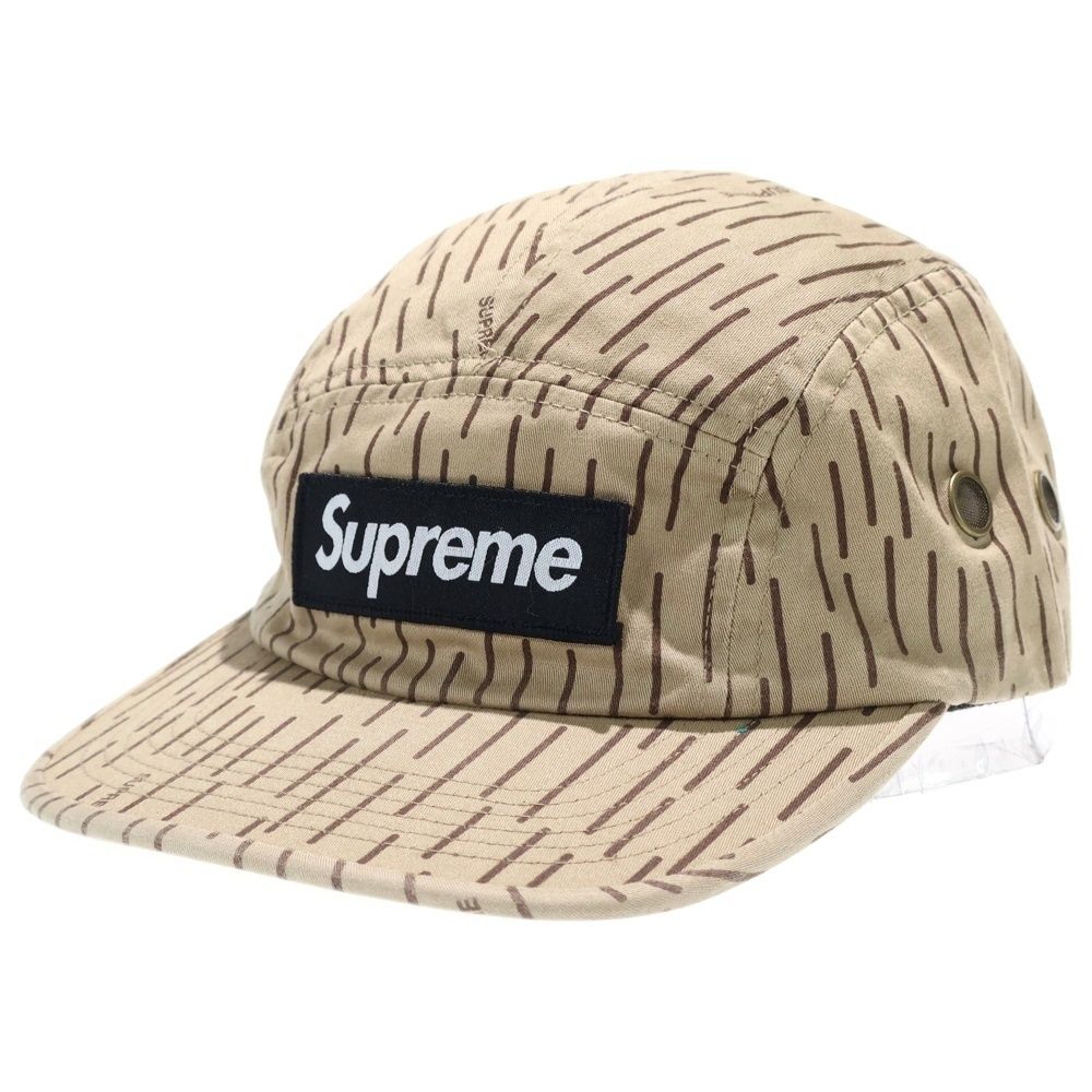 SUPREME シュプリーム 24 AW Military Camp Cap Tan Raindrop ミリタリー ボックスロゴ キャンプキャップ タン レインドロップ 帽子 ベージュ