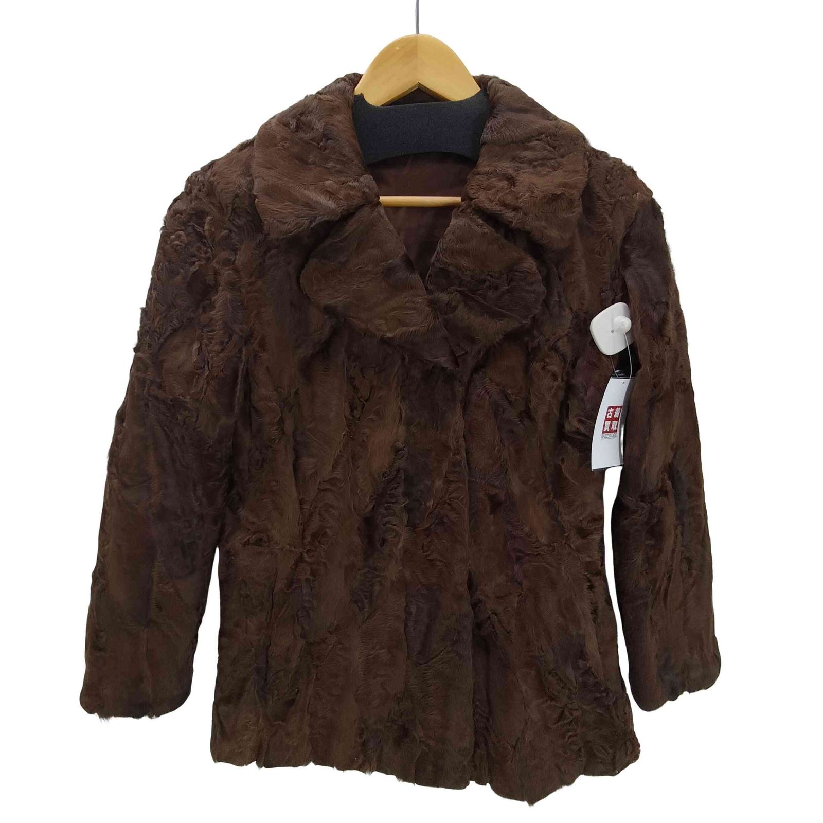 ユーズドフルギ 古着 Minc Real Fur Mouton Long Coat ミンク リアルファー ムートン ロング コート レディース 表記無