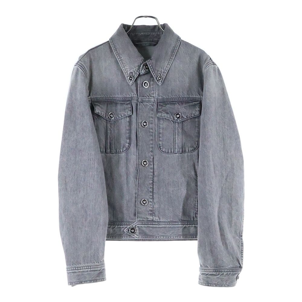 VERSACE ヴェルサーチ メデユーサボタン デニムジャケット グレー 1015847