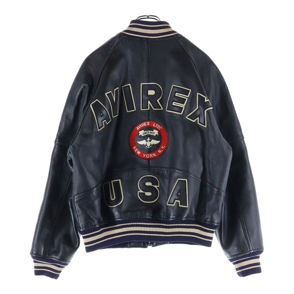 AVIREX ヴィンテージ バックロゴ レザー バーシティージャケット　３XＬ 楽天市場】AVIREX 公式通販 | アメリカンスポーツの定番「アワード