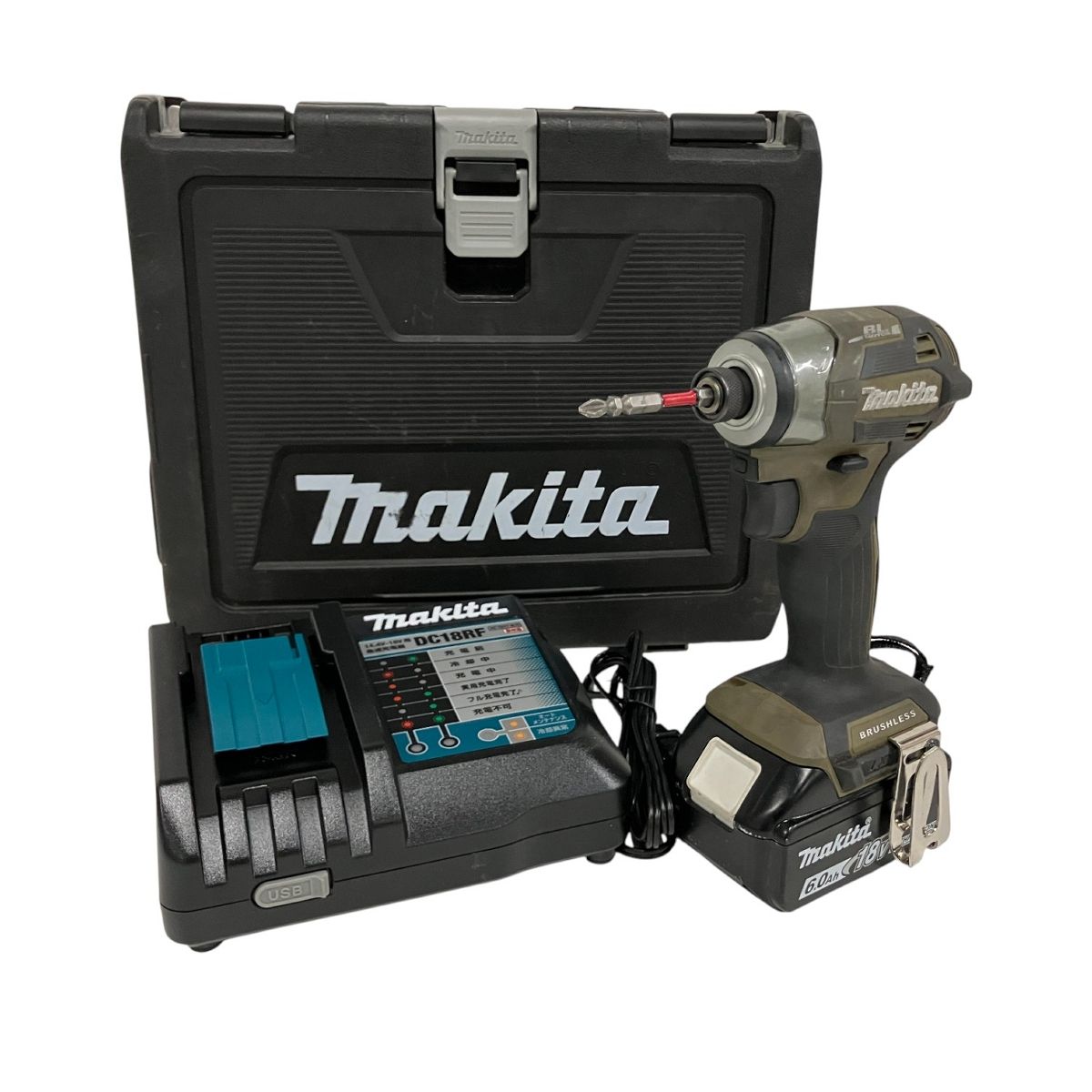 Makita マキタ 充電式インパクトドライバ 18 V 6 Ah 電動工具