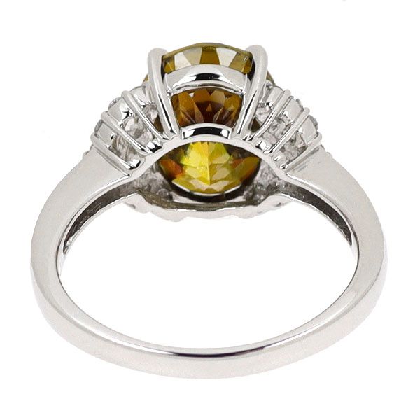 スフェーン&ダイヤモンド Pt900リング 12.5号 Pt900 スフェーン ダイヤモンド リング 5.01ct D0.20ct - メルカリ