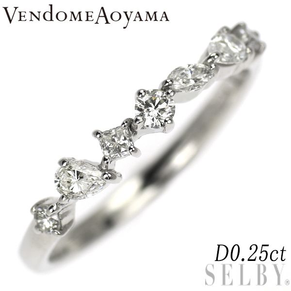 ヴァンドーム青山 Pt 950 ダイヤモンド リング 0.25 ct