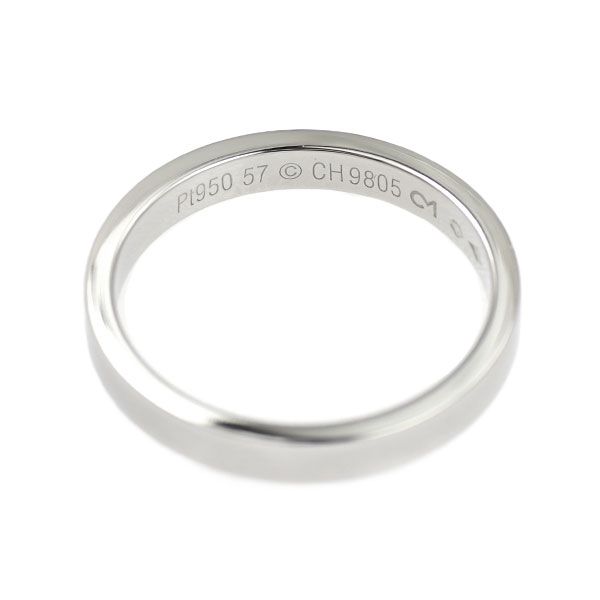 カルティエ Pt950 リング Cドゥ エングレーブド 57号 - メルカリ
