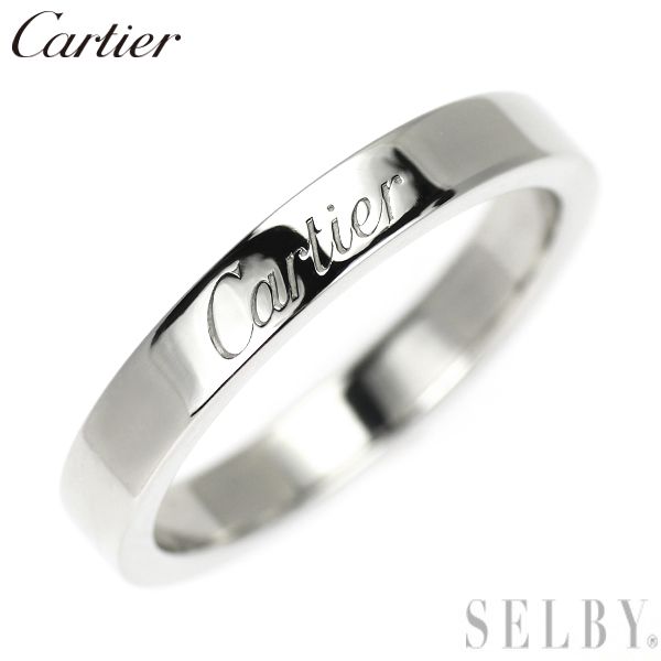 カルティエ リング Cドゥ エングレーブド 55号 Pt950 楽天市場】Cartier カルティエ リング ダイヤ ダイヤモンド Cドゥ