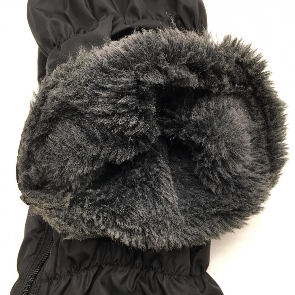 マスターバニー リバーシブル レッグウォーマー 裏ボア ブラック 美品】マスターバニー リバーシブルレッグウォーマー 黒×グレー 内側