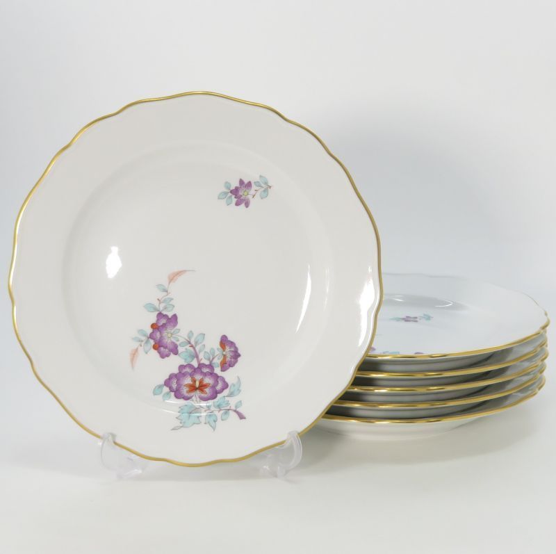 マイセン プレート□シノワズリ 柿右衛門 サラダプレート 6枚セット