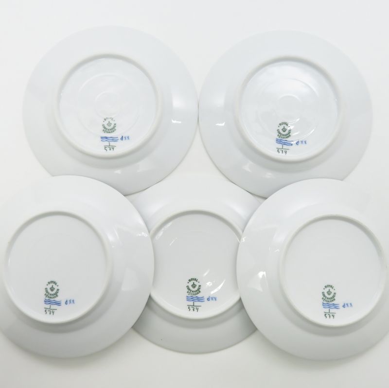  ロイヤルコペンハーゲン プレート ブルーフルーテッド ハーフレース サラダプレート セット 17 cm Royal Copenhagen 洋食器 皿 1級品 食器 キッチン 食器