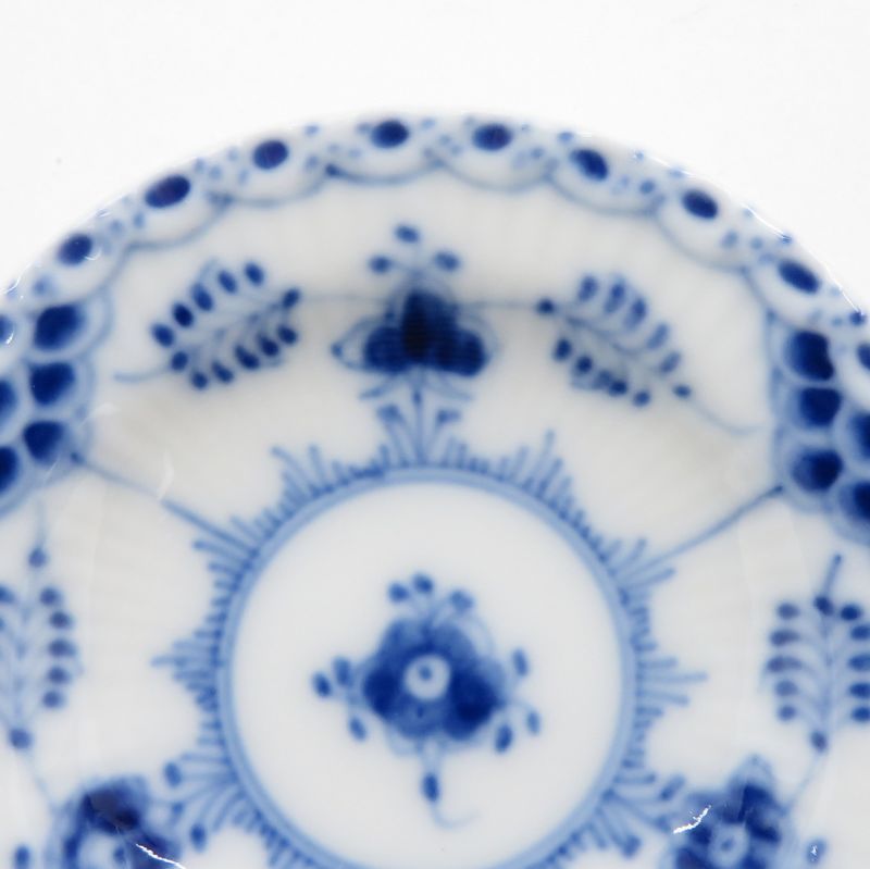 ロイヤルコペンハーゲン プレート ブルーフルーテッド ハーフレース バタープレート セット 7.5 cm Royal Copenhagen 洋食器 1級品 1