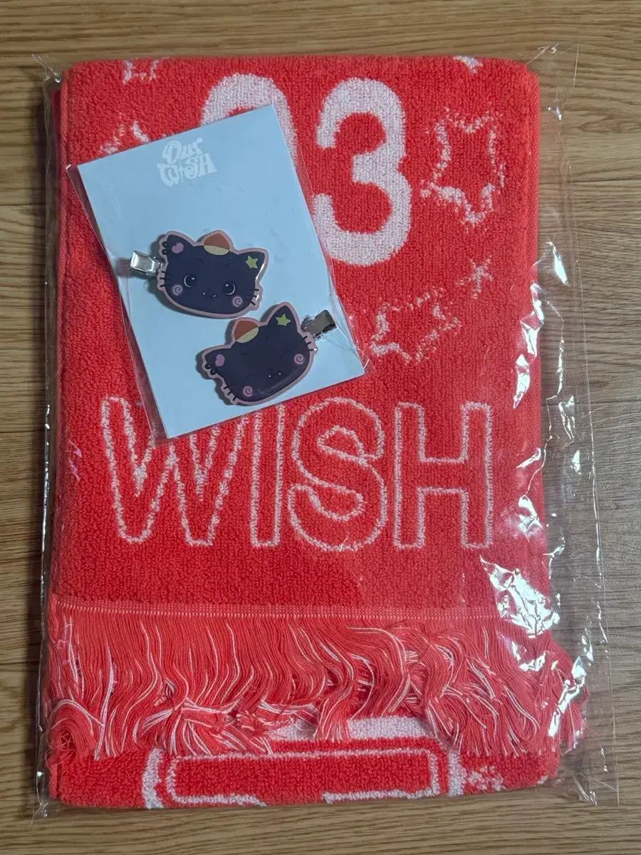 NCT WISH 一 콘 리쿠 スローガン ヘアクリップ