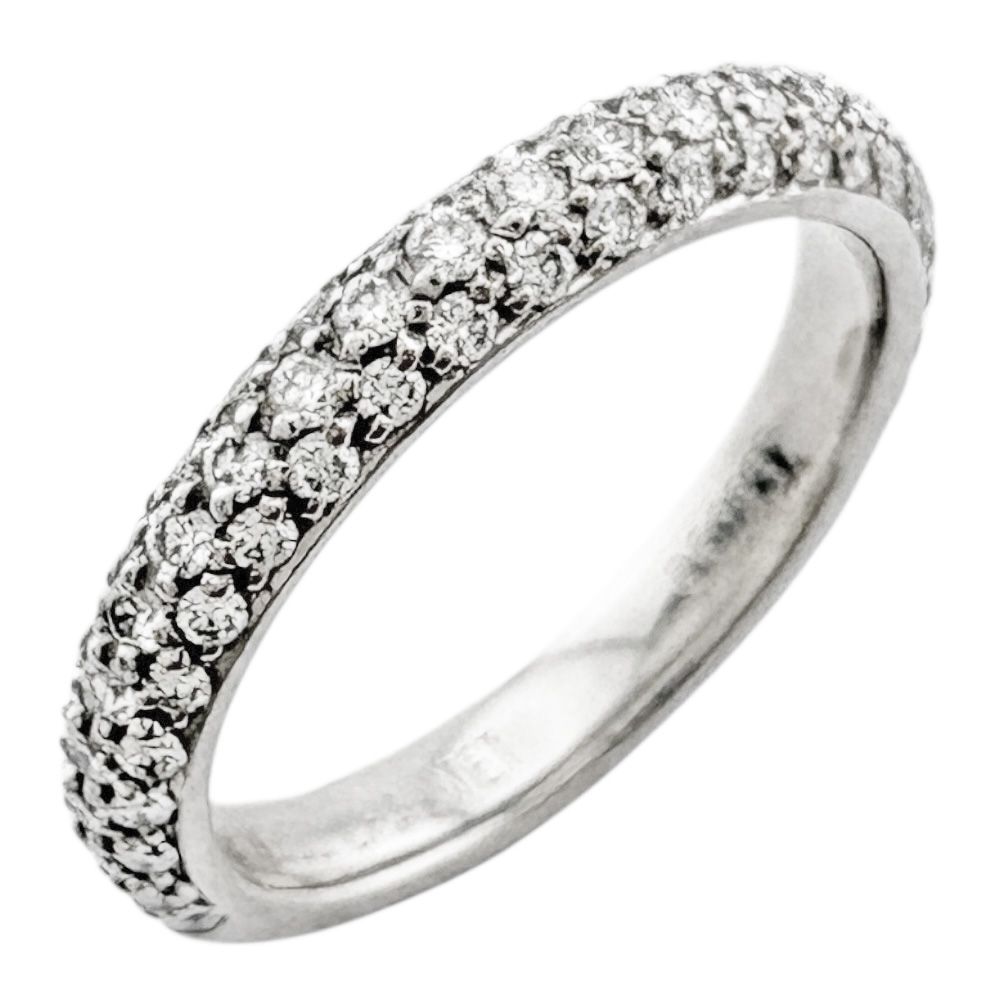 ショーメ リング 指輪 9.5号 Pt 950プラチナ ダイヤモンド レディース Chaumet