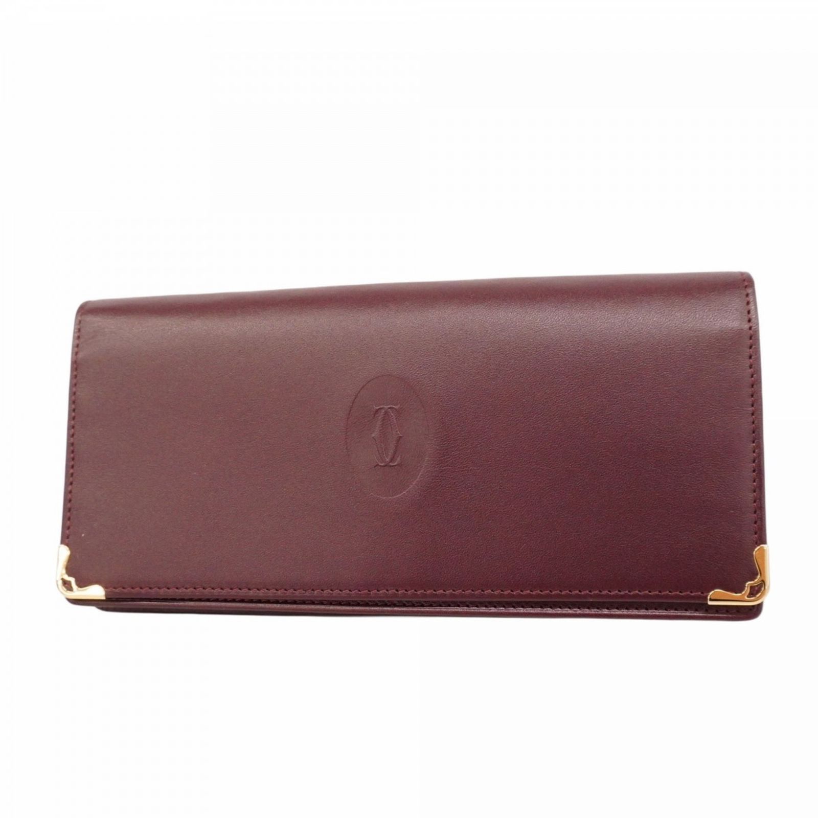 Cartier カルティエ 長財布 ボルドー Cartier（カルティエ） レディース 財布 マストライン 二つ折り長財布