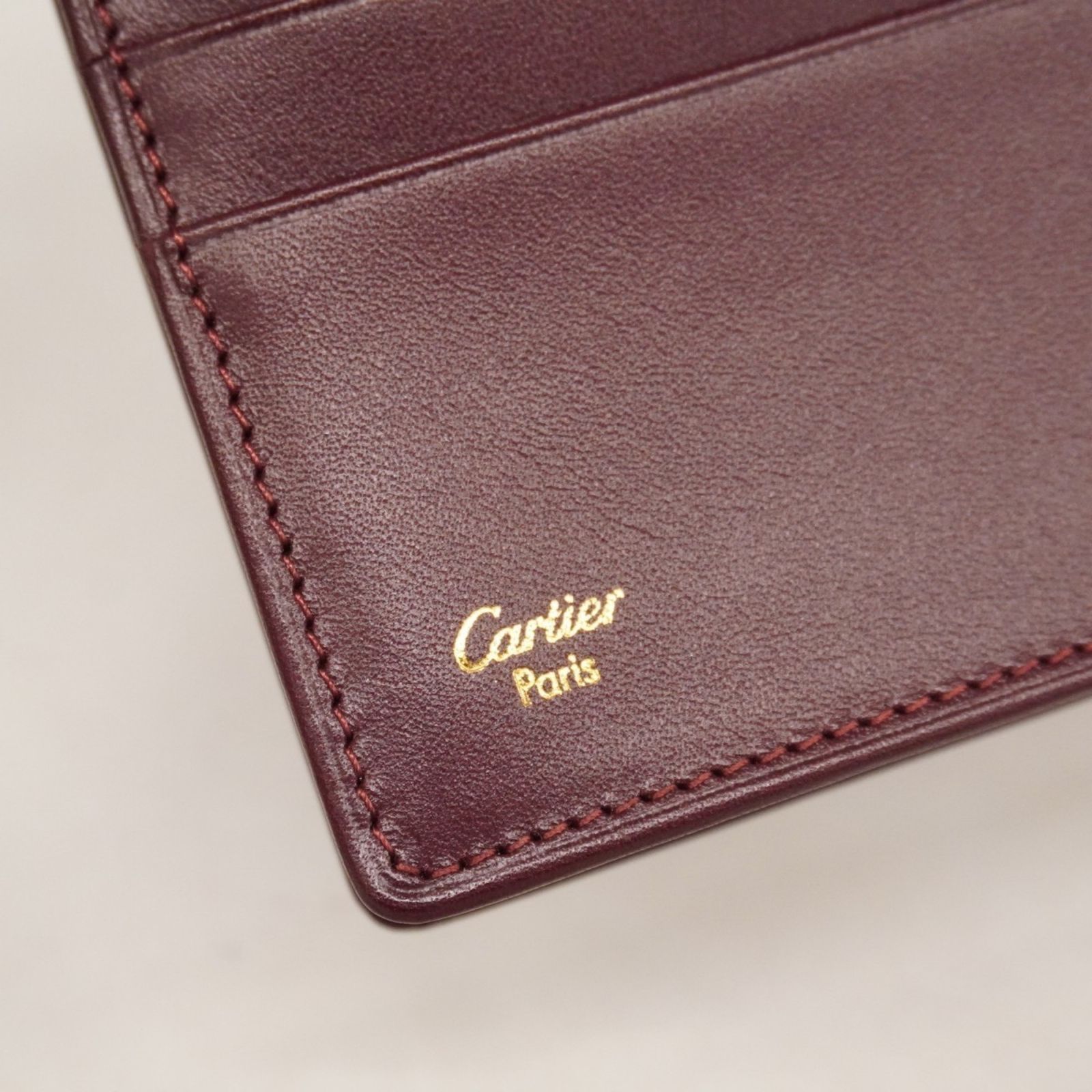 カルティエ(Cartier) カルティエ 長財布 マスト レザー ボルドー