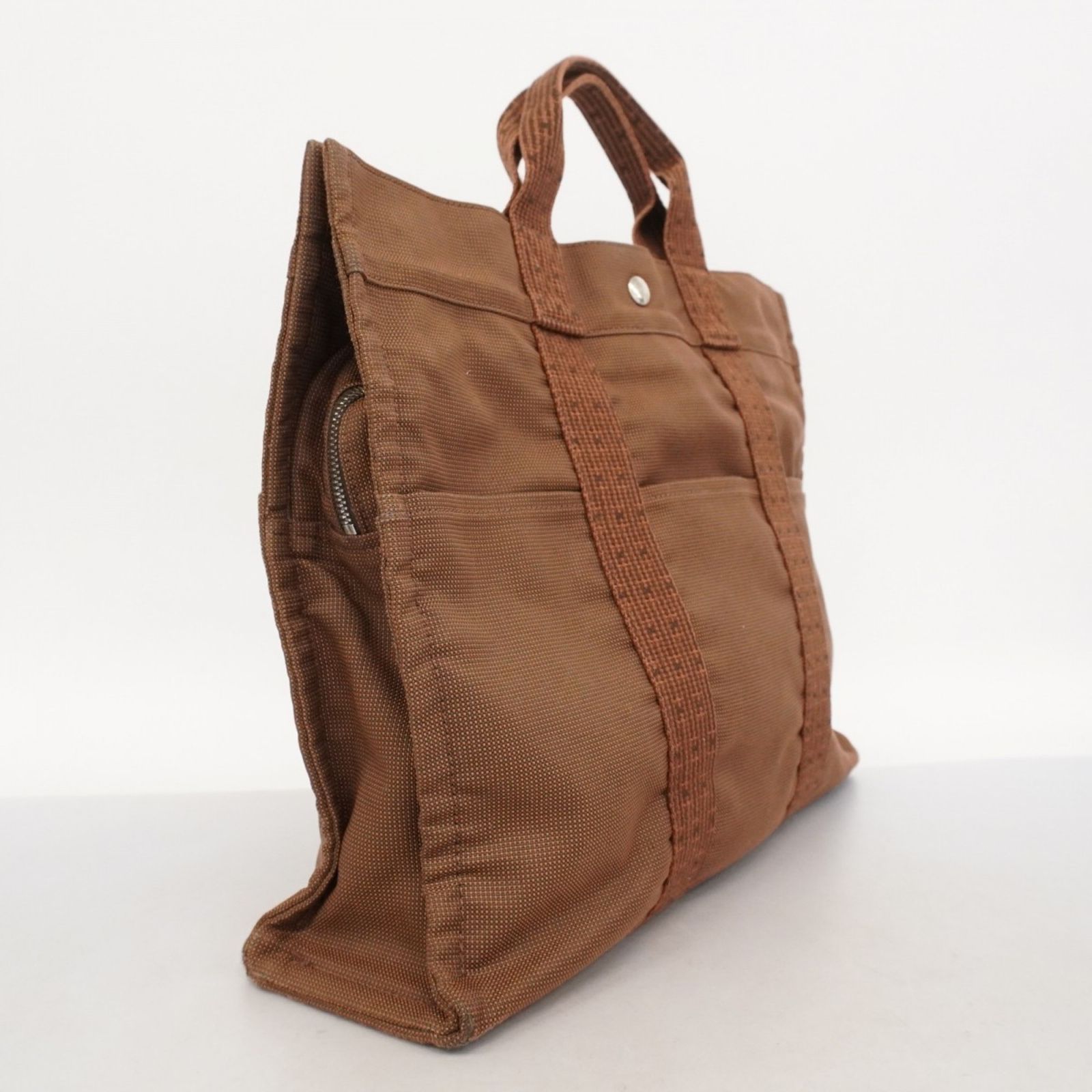 エルメス(Hermes) エルメス トートバッグ エールラインMM キャンバス