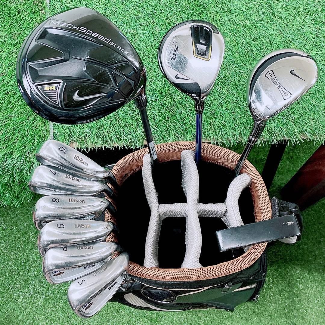 ゴルフクラブ メンズセット 初心者 ナイキ SQ マッハスピード N2047