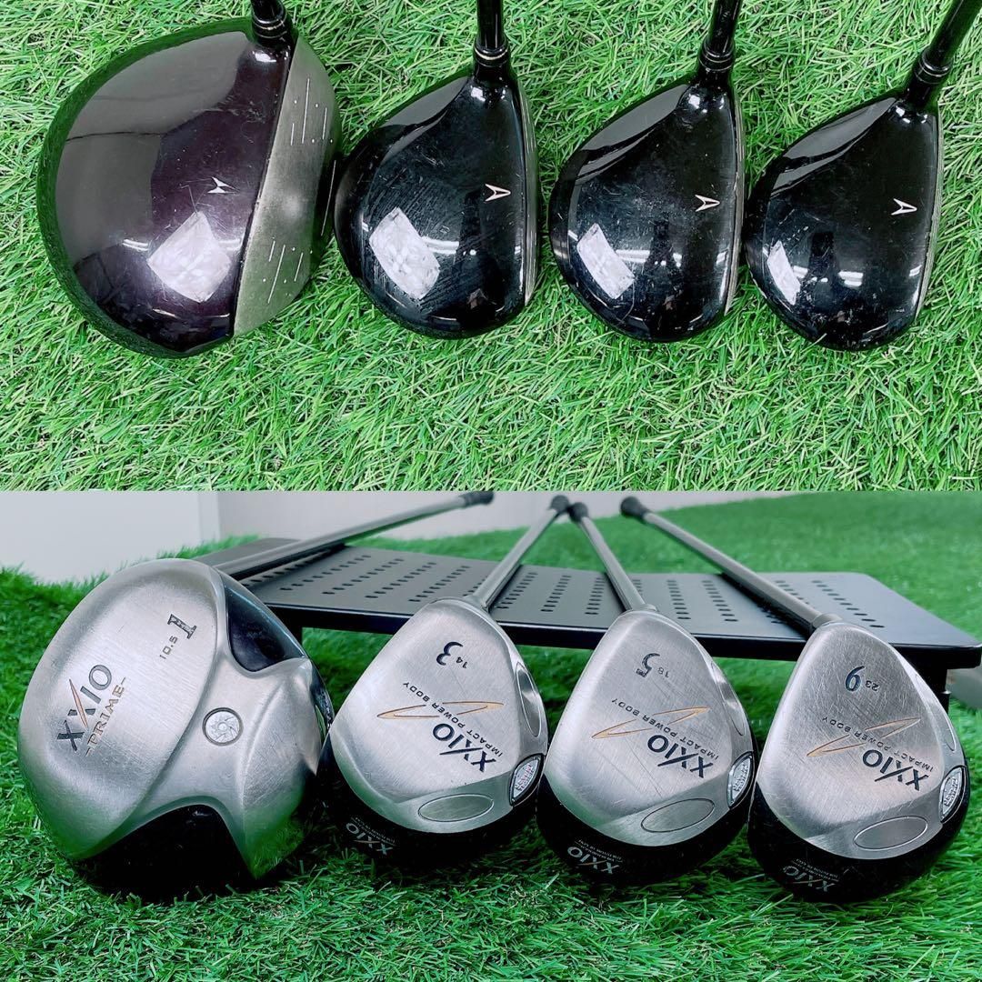 メンズ右利き初心者用　ゼクシオ　2＆5代目　ゴルフクラブセット　W-2374 メンズ右利き初心者用 ゼクシオ 2＆5代目 ゴルフクラブセット W-2374