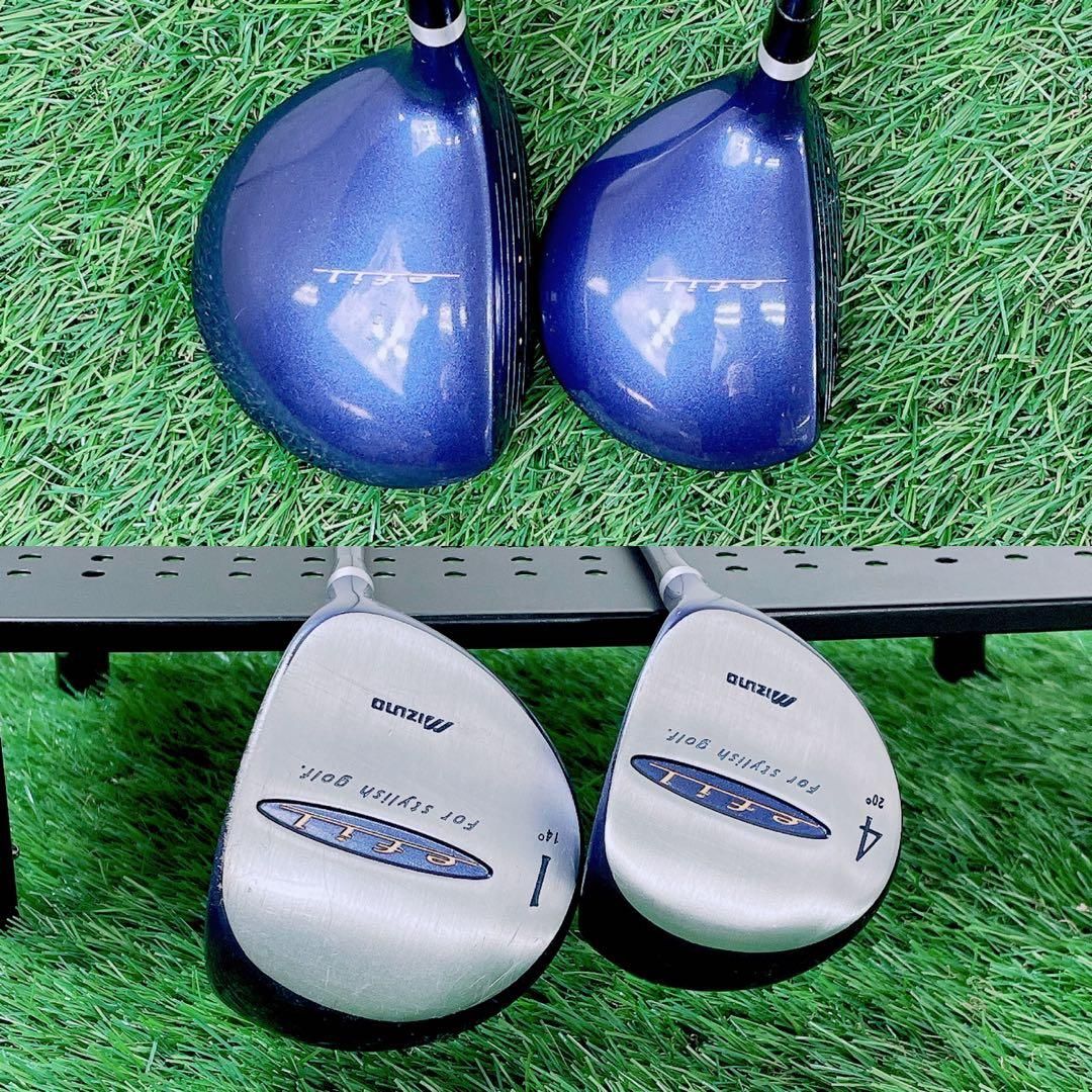 ゴルフクラブ　レディースセット　初心者　ミズノ　エフィル　やさしい N2038 ゴルフクラブ レディースセット 初心者 ミズノ エフィル やさしい