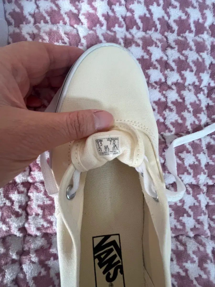 VANS アセンティック 白 235