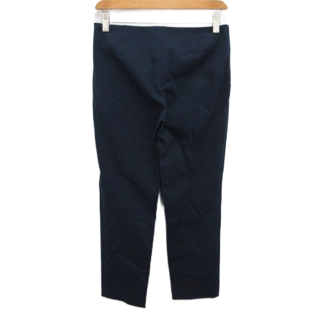 セオリー　ストレッチパンツスラックスXS ネイビー セオリーリュクス theory luxe スラックス ストレッチパンツ 紺