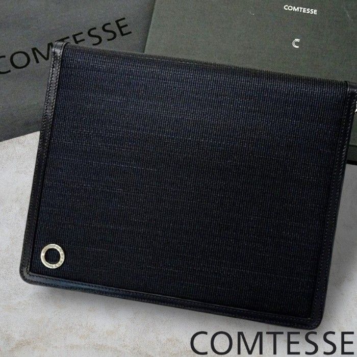 コンテス ドイツ製 AGENDA COVER ジルコニア付き 本革 ホースヘア レザー アジェンダカバー 手帳カバー 10534 定22 5万 DENIM PA 140 20602 m 16