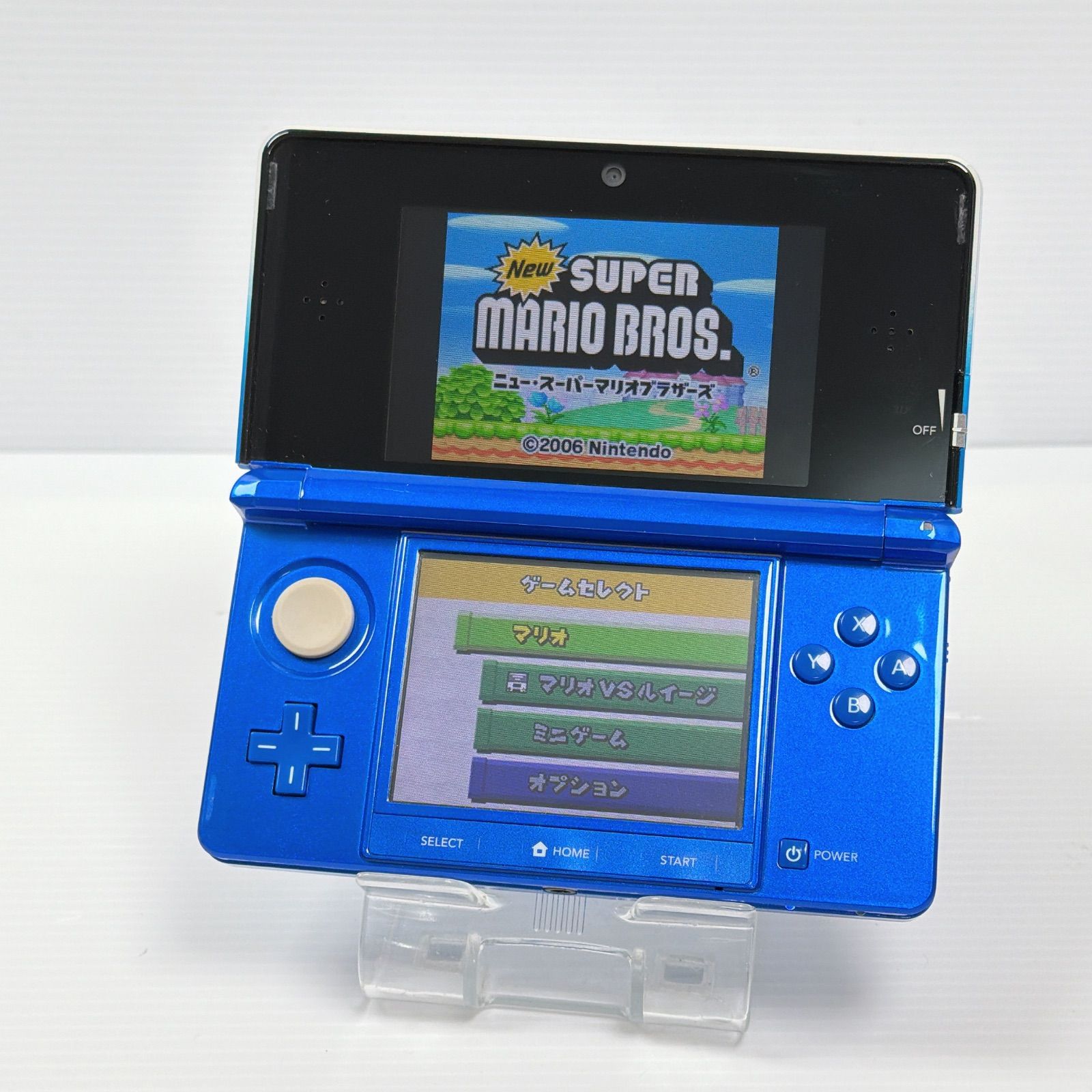 美品 ニンテンドー 3DS コバルトブルー 遊べるセット 動作確認済み 箱