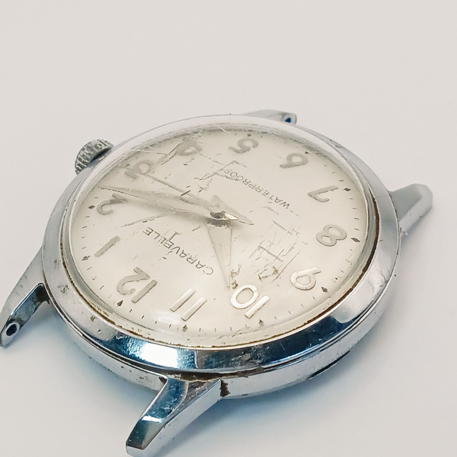 稼働 良品】0107-4 CARAVELLE ブローバー キャラベル メンズ腕時計 手 
