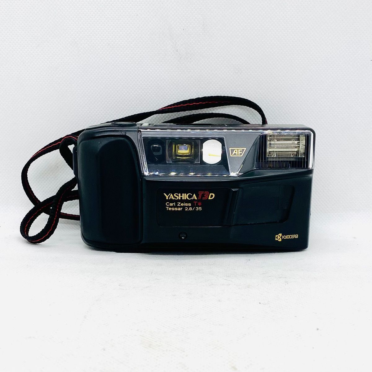 ヤシカ YASHICA T 3 D Carl Zeiss Tessar 35 mm F 2.8 コンパクト フィルムカメラ 昭和レトロ