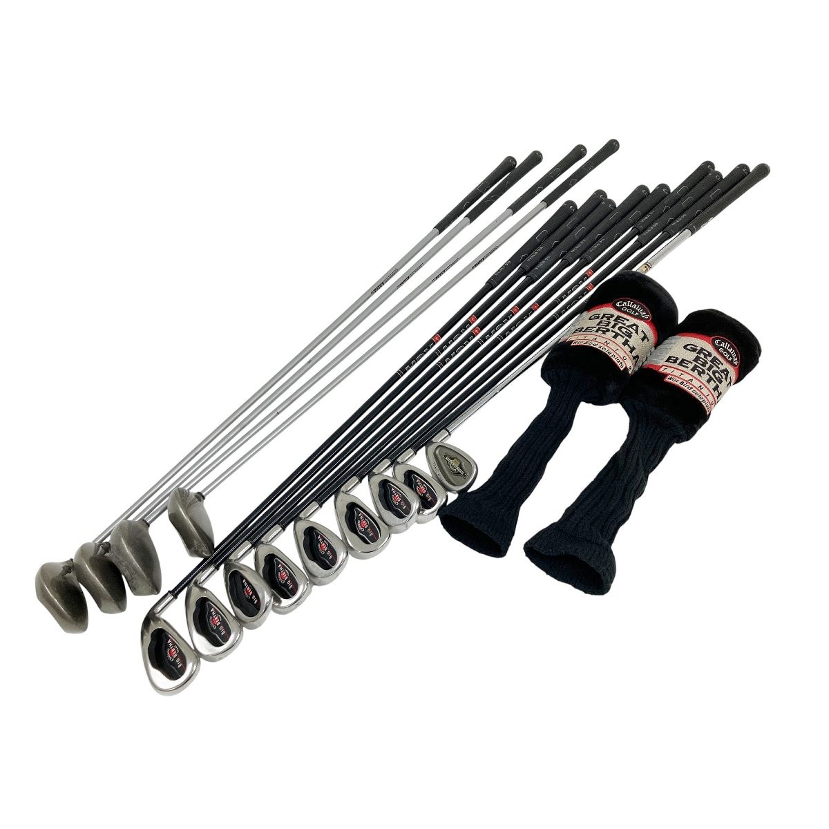 Callaway BIG BERTHA アイアン 4-10 W TOUR SERIES P 3.4.5.7 ドライバー フェアウェイウッド 計13本 おまとめ