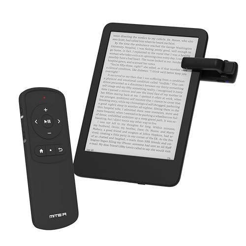 RF-Bluetooth リモコン ページめくり Paperwhite Oasis Scribe Colorsoft Kindle用 iPad iPhone Android Boox e-Reader 電子書籍リーダー用 TikTok YouTube Sh m