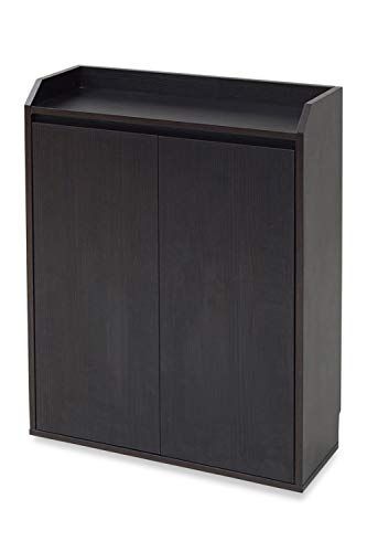 JKプラン カウンター下収納 棚 扉付き 薄型 扉 a 4 本棚 幅60 高さ80 奥行22 ホワイト 白 m