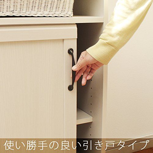 白井産業 【SHIRAI】薄型キャビネット カウンター下引戸収納 キッチン