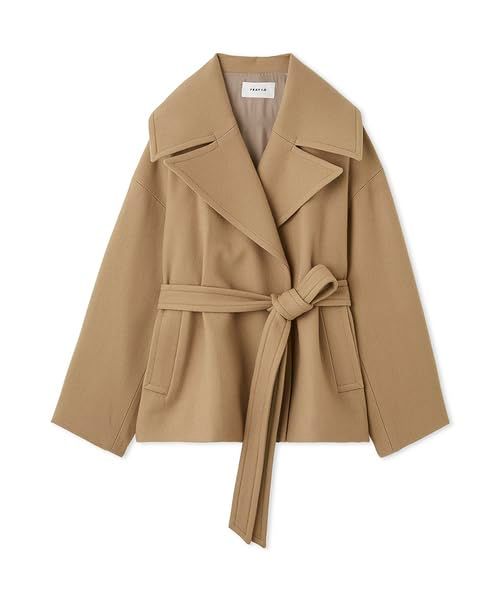 FRAY I.D フレイ アイディー ビッグカラーショートコート レディース m